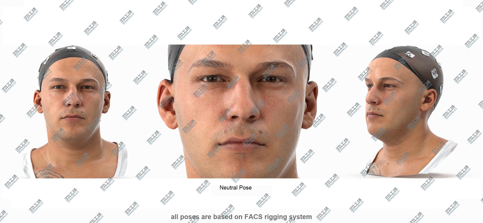 images/goods_img/202105073/3D Marcus Retopologized Clean Scans Main Expression Set - 10 poses/3.jpg